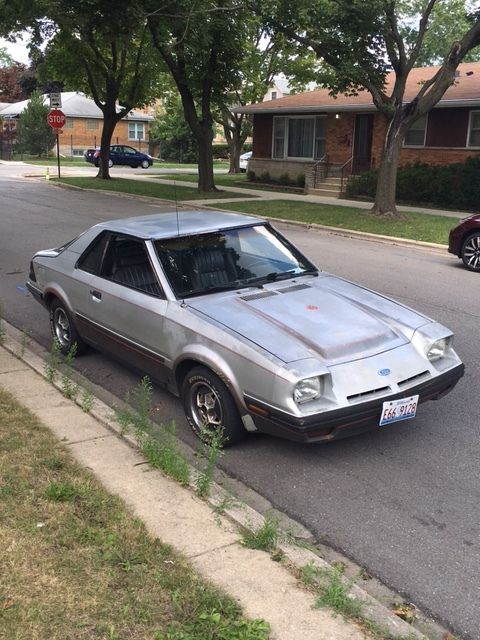 1985 Silver Ford Escort Coupe
