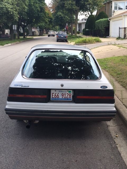 1985 Silver Ford Escort Coupe