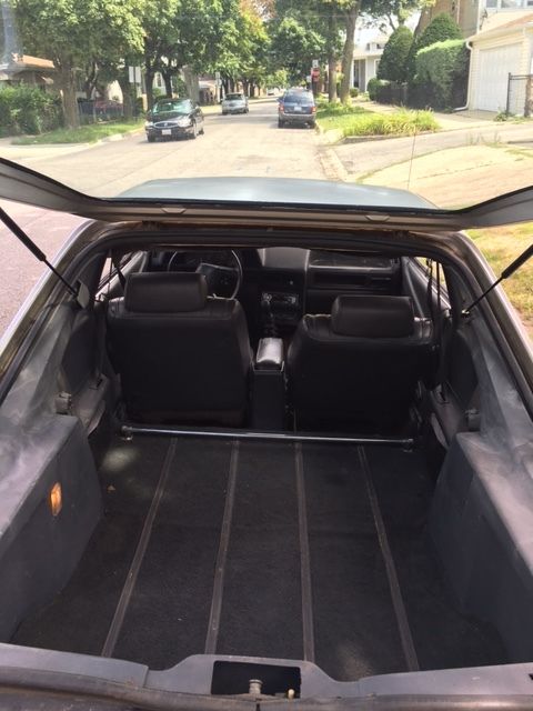 1985 Silver Ford Escort Coupe