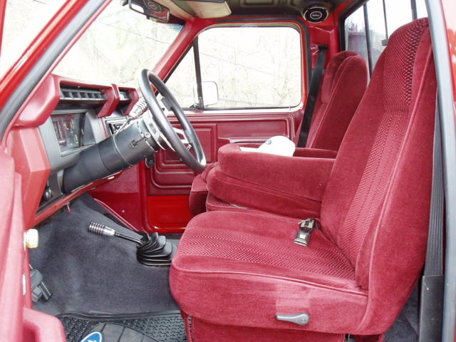 1985 Red Ford F-150 Standard Cab Pickup