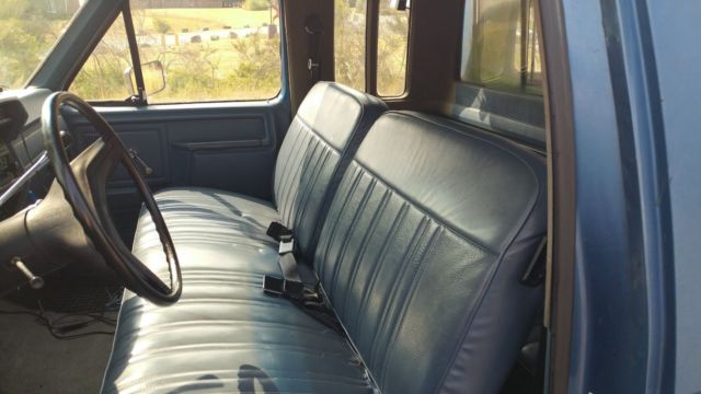 1985 Blue Ford F-150 Extended Cab Pickup