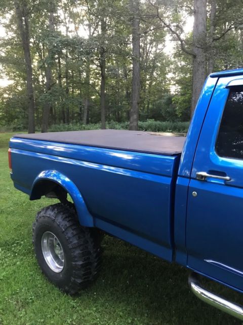 1988 Blue Ford F-350 Standard Cab Pickup