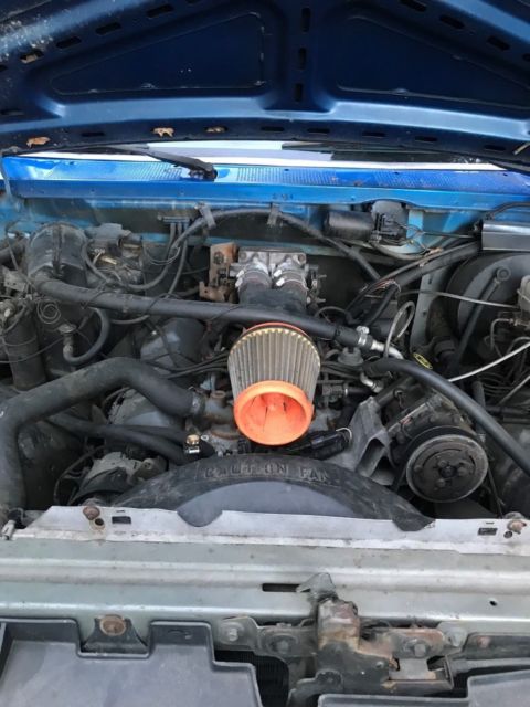 1988 Blue Ford F-350 Standard Cab Pickup