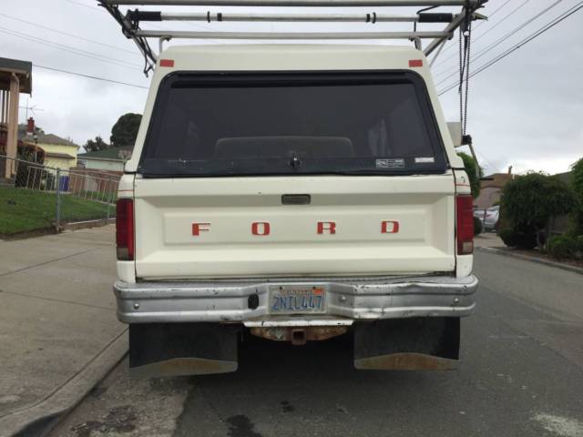 1985 White Ford F-350 Crew Cab Pickup
