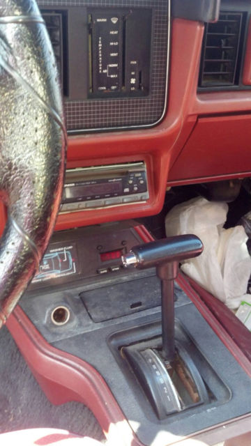 1985 Red Ford Mustang Convertible