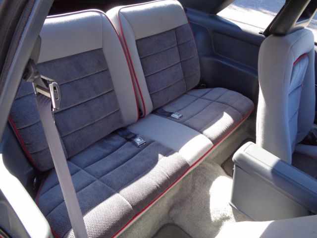 1985 Red Ford Mustang Hatchback