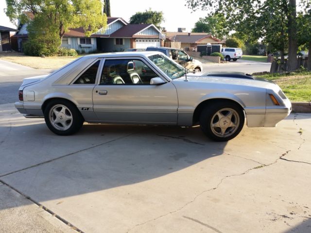 1985 Silver Ford Mustang Hatchback