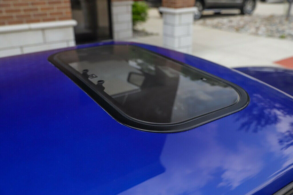 1985 Blue Ford Mustang Convertible