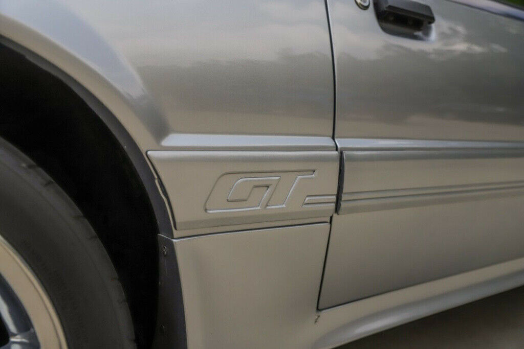 1985 Blue Ford Mustang Convertible