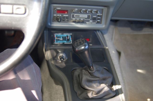 1985 White Ford Mustang Convertible