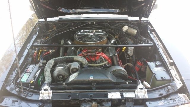 1985 Black Ford Mustang