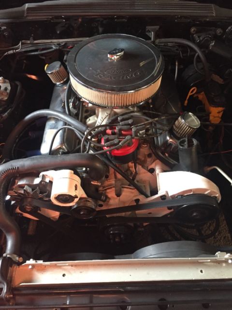 1985 Black Ford Mustang Convertible