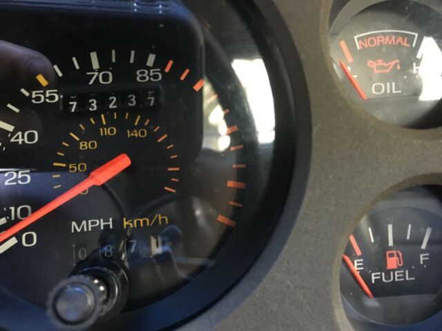 1985 White Ford Mustang Hatchback