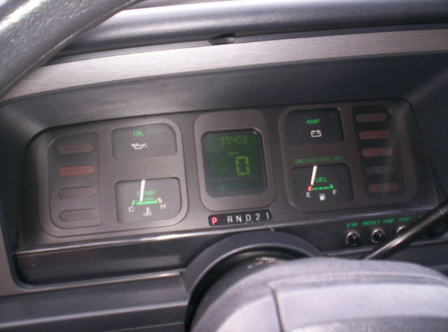 1985 Charcoal Gray Ford Thunderbird Coupe