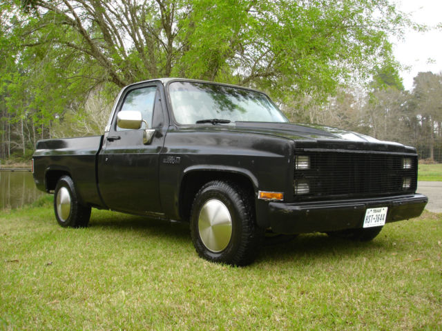 1985 Black GMC Sierra 1500 Reg Cab