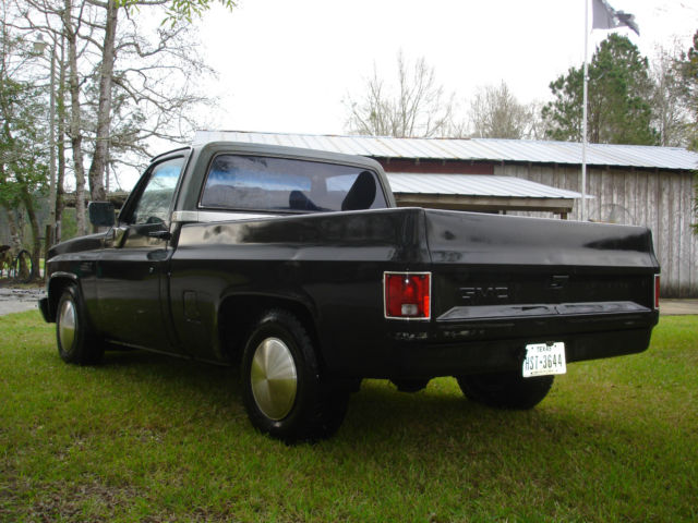 1985 Black GMC Sierra 1500 Reg Cab
