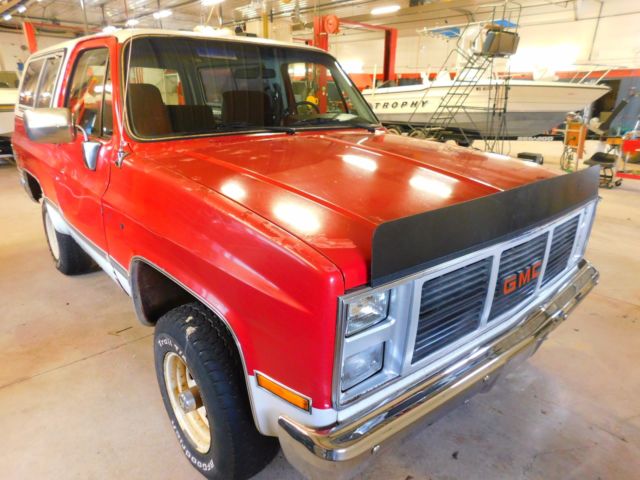 1985 Red GMC Jimmy