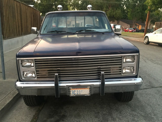 1985 Blue GMC Sierra 1500 Cab & Chassis