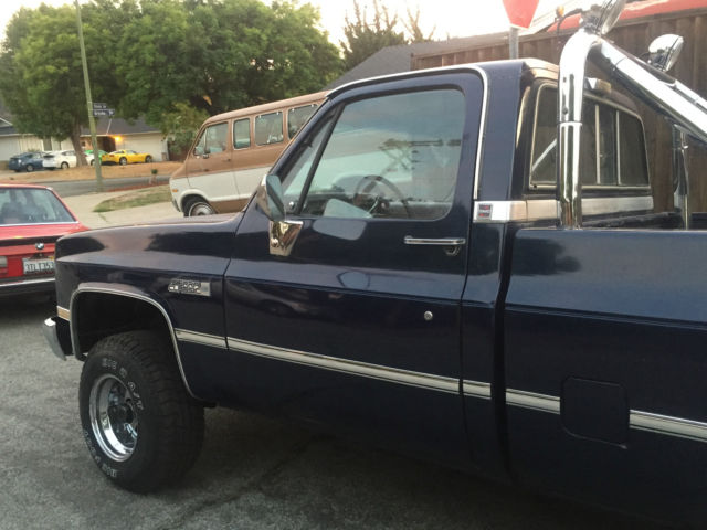 1985 Blue GMC Sierra 1500 Cab & Chassis