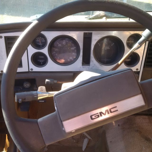 1985 Gold & White (Georgia Tech Edition) GMC Other Long Wheelbase Pickup