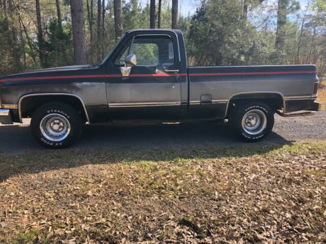 1985 Black Chevrolet C-10 Pickup