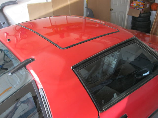 1985 Sunrise red Mazda RX-7