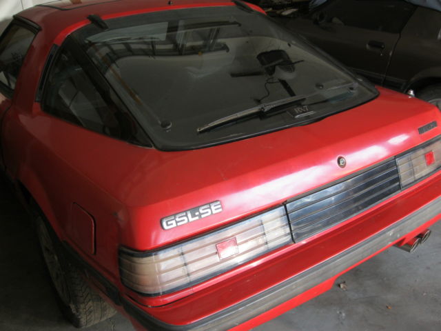 1985 Sunrise red Mazda RX-7