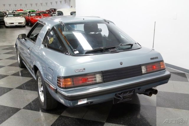 1985 Blue Mazda RX-7