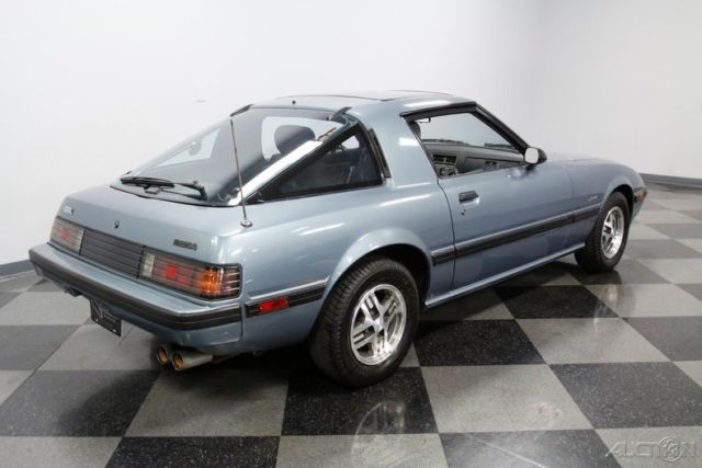 1985 Blue Mazda RX-7