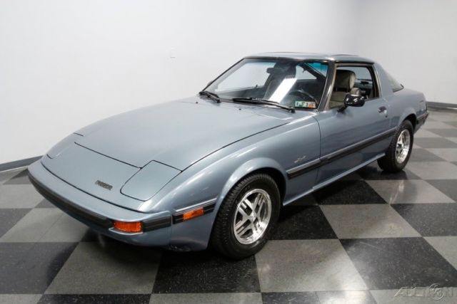 1985 Blue Mazda RX-7