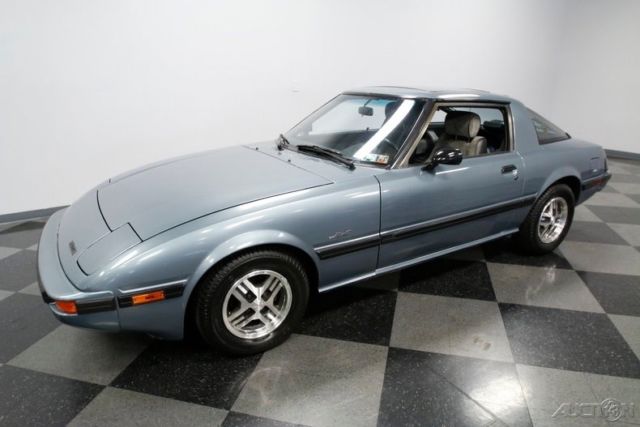 1985 Blue Mazda RX-7