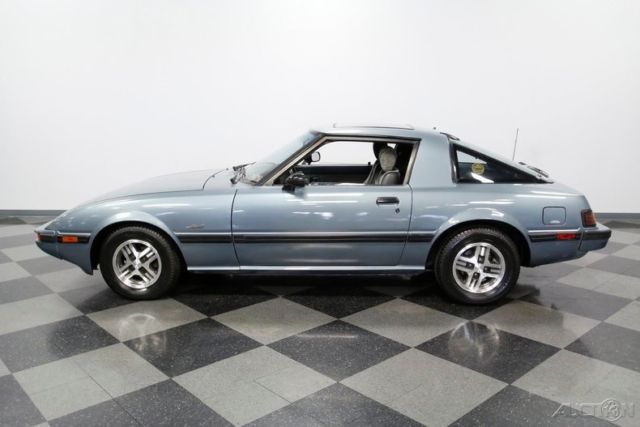 1985 Blue Mazda RX-7