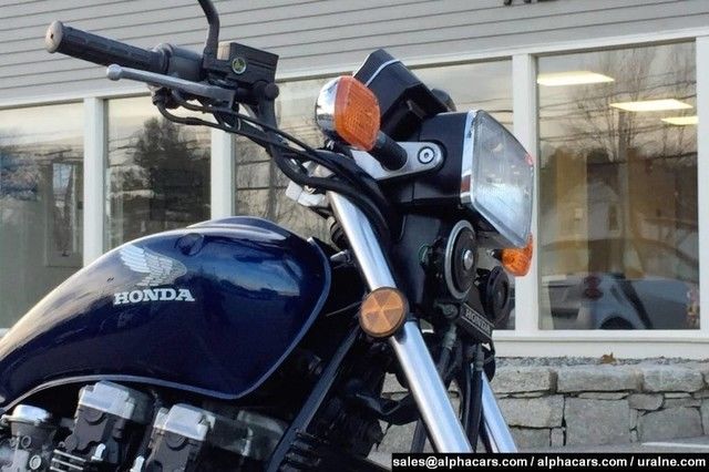 1985 Blue Honda CB650SC --