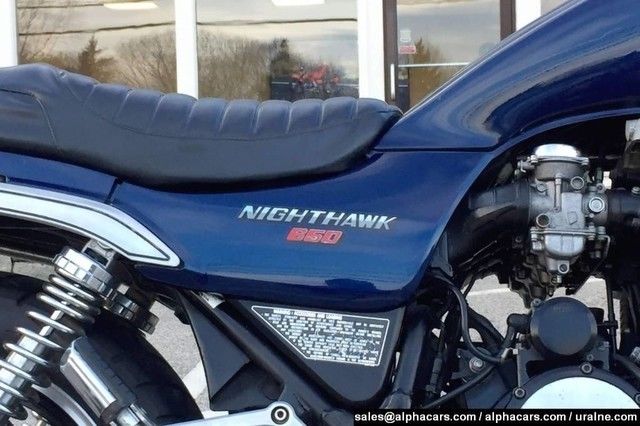 1985 Blue Honda CB650SC --