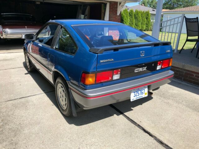 1985 Blue Honda CRX Hatchback