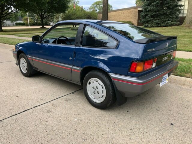 1985 Blue Honda CRX Hatchback