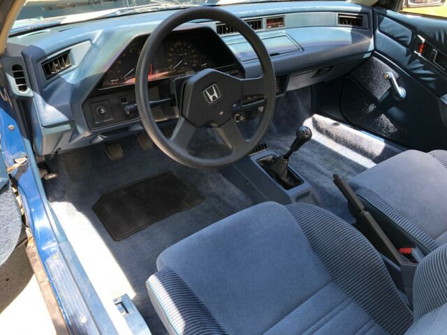 1985 Blue Honda CRX Hatchback