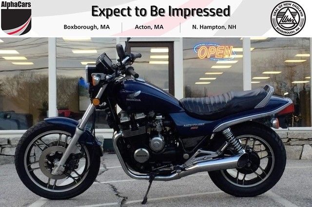 1985 Blue Honda Nighthawk 650 --