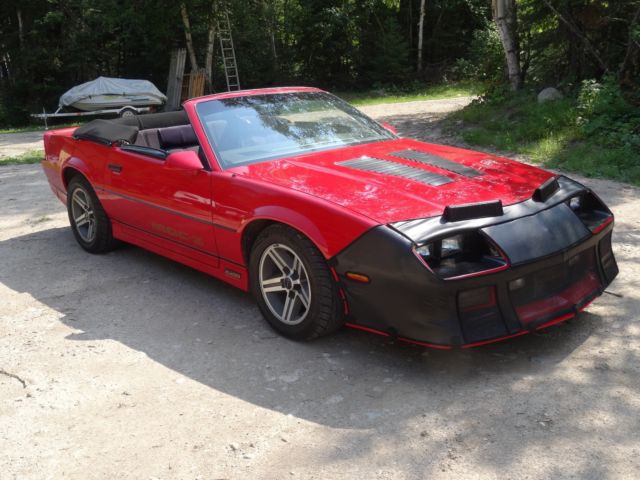 1985 Chevrolet Camaro Convertible