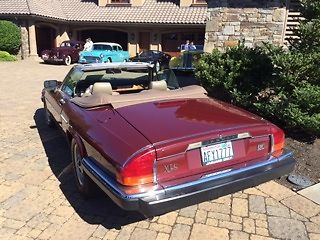 1985 Burgundy Jaguar XJS Convertible