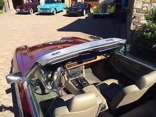1985 Burgundy Jaguar XJS Convertible
