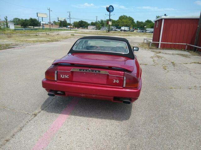1985 Red Jaguar XJS Cabriolet