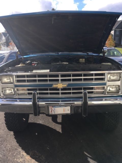 1985 Blue Chevrolet C/K Pickup 1500 Standard Cab Pickup