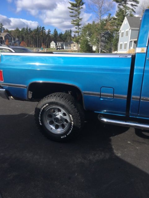 1985 Blue Chevrolet C/K Pickup 1500 Standard Cab Pickup