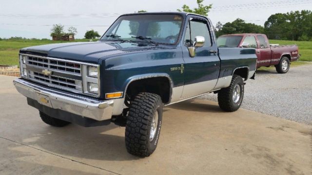 1985 Blue Chevrolet C/K Pickup 1500 Standard Cab Pickup