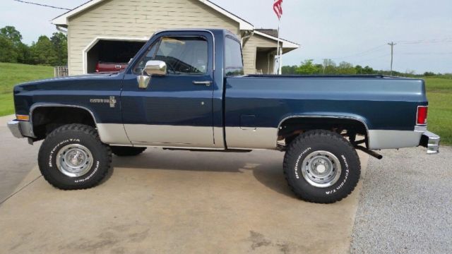 1985 Blue Chevrolet C/K Pickup 1500 Standard Cab Pickup