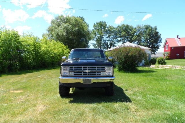 1985 Black Chevrolet C/K Pickup 1500 Standard Cab Pickup