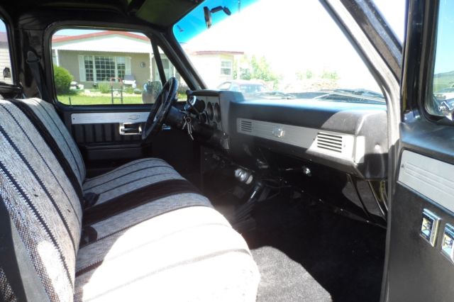 1985 Black Chevrolet C/K Pickup 1500 Standard Cab Pickup
