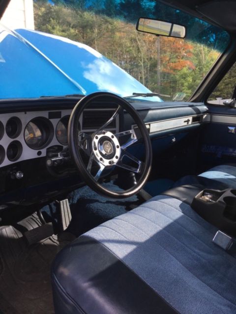 1985 Blue Chevrolet C/K Pickup 1500 Standard Cab Pickup
