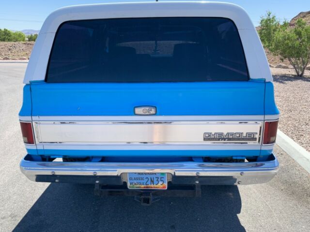 1985 Blue Chevrolet Blazer